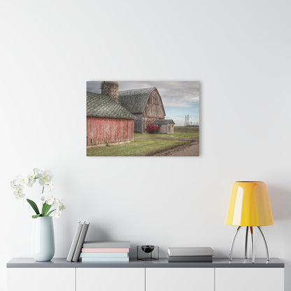 U R There Photography Roedel Roadside Reds III Rustic Farmhouse Acrylic Wall Print