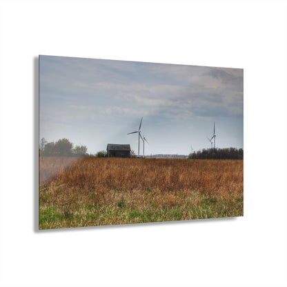 U R There Photography Surin Road Grey Rustic Farmhouse Acrylic Wall Print