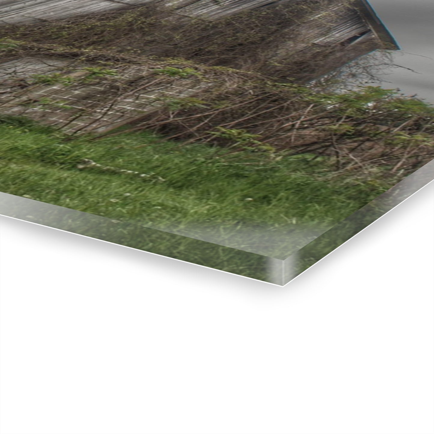 U R There Photography Metamora M-24 Grey I Rustic Farmhouse Acrylic Wall Print