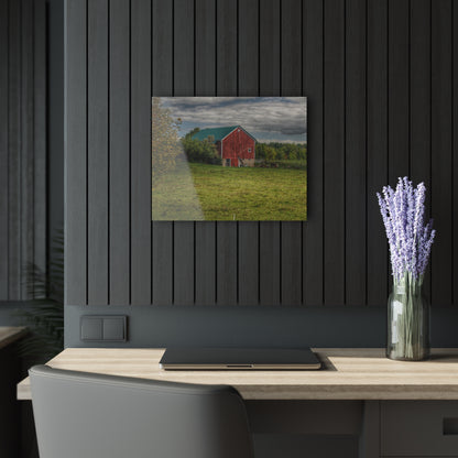 U R There Photography Kingston Plain Road Cow Barn Rustic Farmhouse Acrylic Wall Print