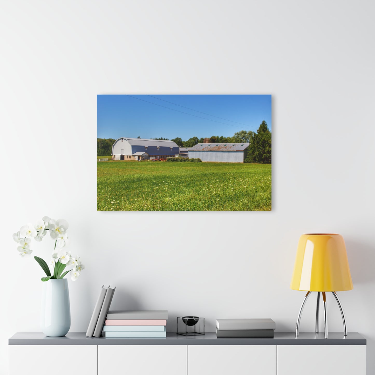 U R There Photography McPherson Greys Rustic Farmhouse Acrylic Wall Print
