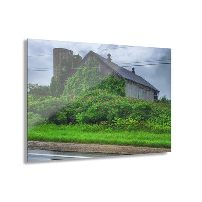 U R There Photography Metamora M-24 Grey IV Rustic Farmhouse Acrylic Wall Print