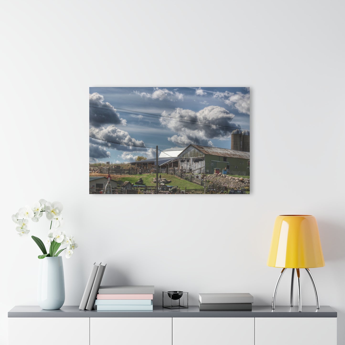 U R There Photography Sutton Road Haybarn Rustic Farmhouse Acrylic Wall Print