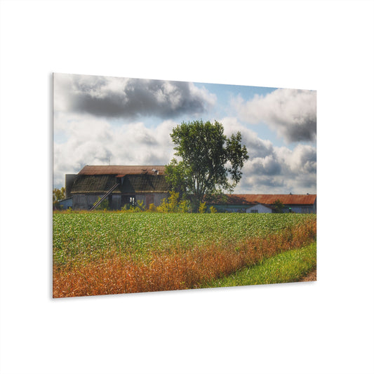 U R There Photography Silverwood Haybarn Rustic Farmhouse Acrylic Wall Print