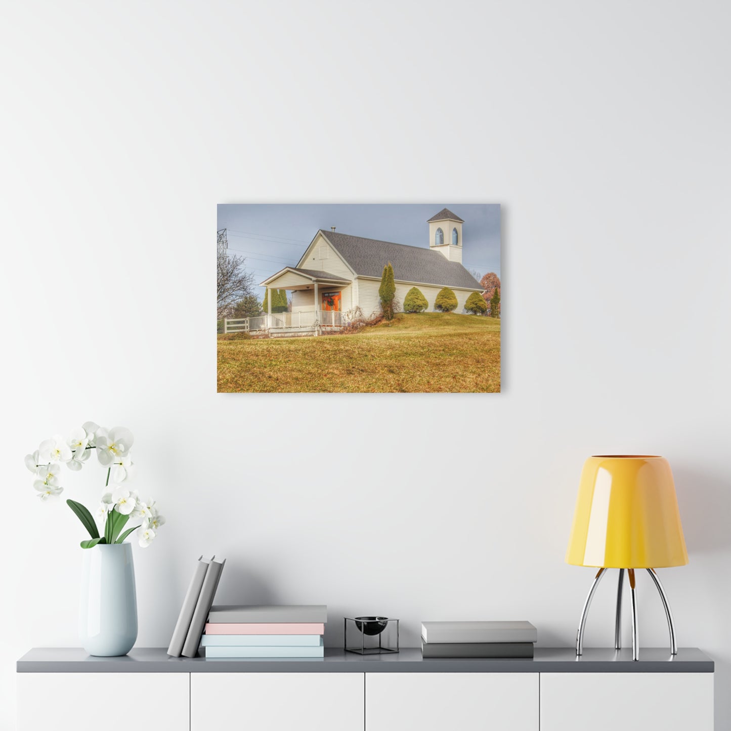 U R There Photography Oxford Chapel Rustic Farmhouse Acrylic Wall Print