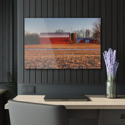 U R There Photography Early Spring on Catlin Road Rustic Farmhouse Acrylic Wall Print