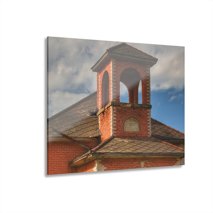 U R There Photography North Grove Road Schoolhouse II Rustic Farmhouse Acrylic Wall Print