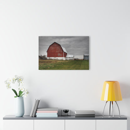 U R There Photography Mills Road Red I Rustic Farmhouse Acrylic Wall Print