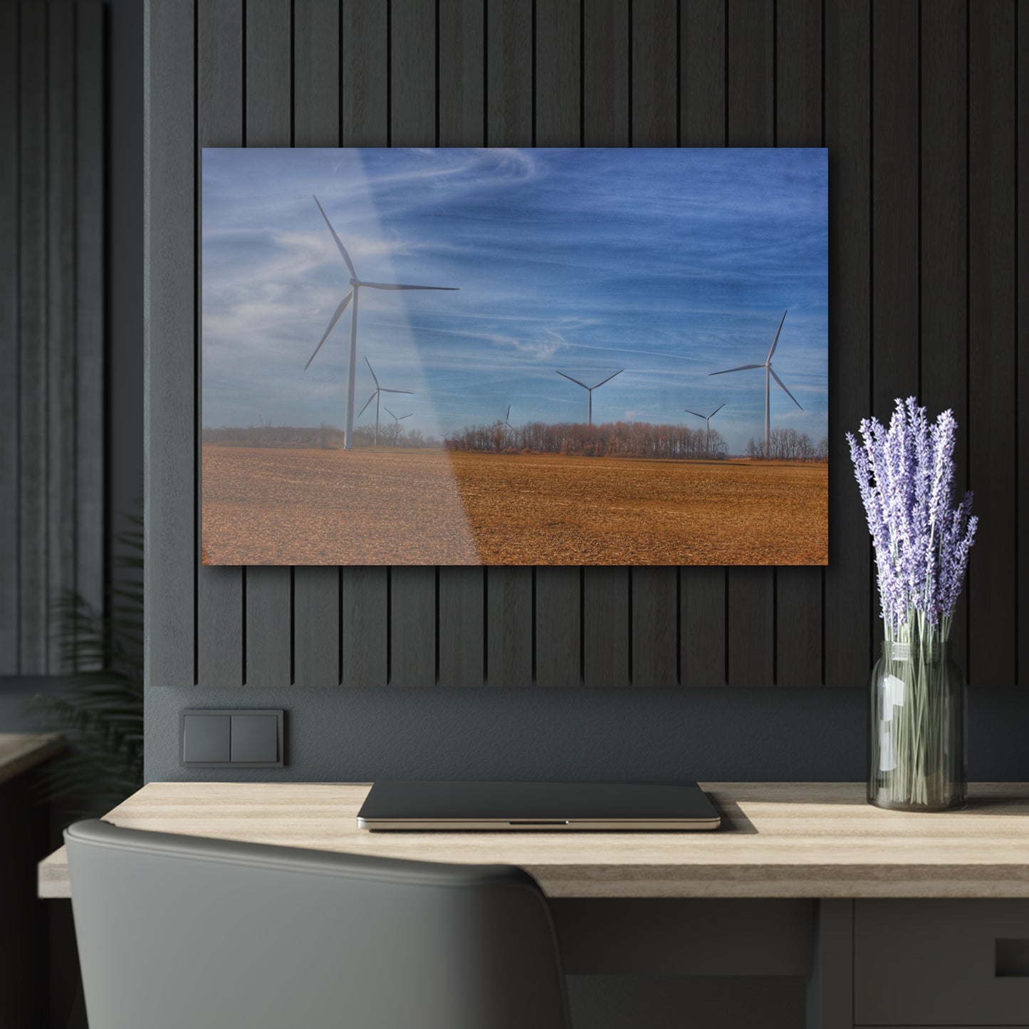 U R There Photography Windmill Alley Rustic Farmhouse Acrylic Wall Print