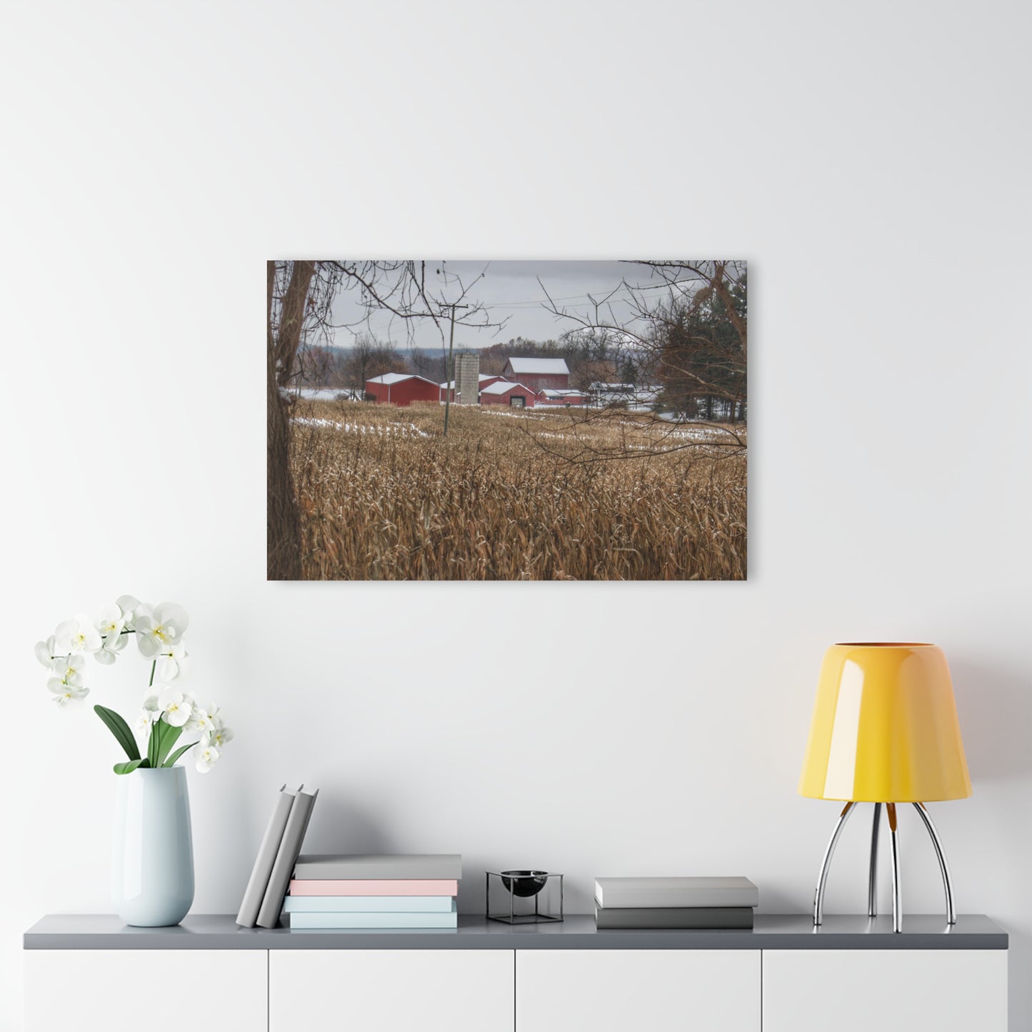 U R There Photography Beyond the Cornfield on Sutton Rustic Farmhouse Acrylic Wall Print
