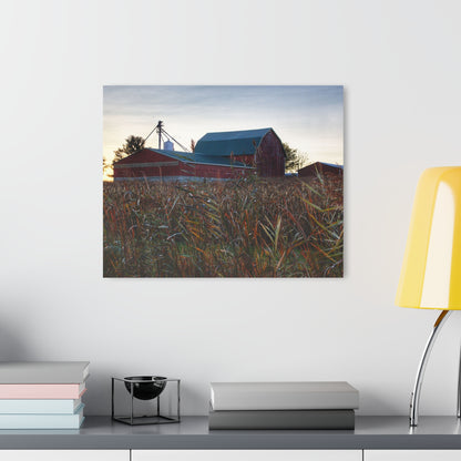 U R There Photography Haines Road Hidden Reds Rustic Farmhouse Acrylic Wall Print