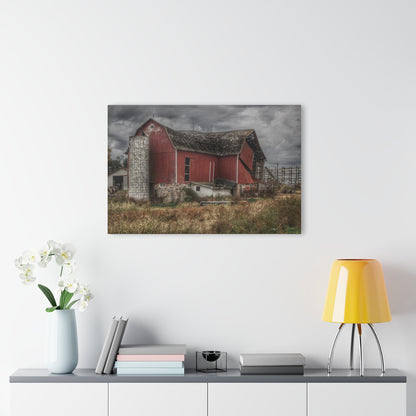 U R There Photography Hurds Corner Red II Rustic Farmhouse Acrylic Wall Print