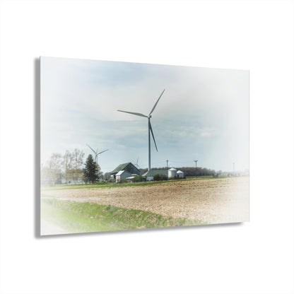 U R There Photography Dickerson Grey Rustic Farmhouse Acrylic Wall Print