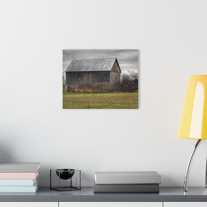 U R There Photography Brown City Road Grey Rustic Farmhouse Acrylic Wall Print
