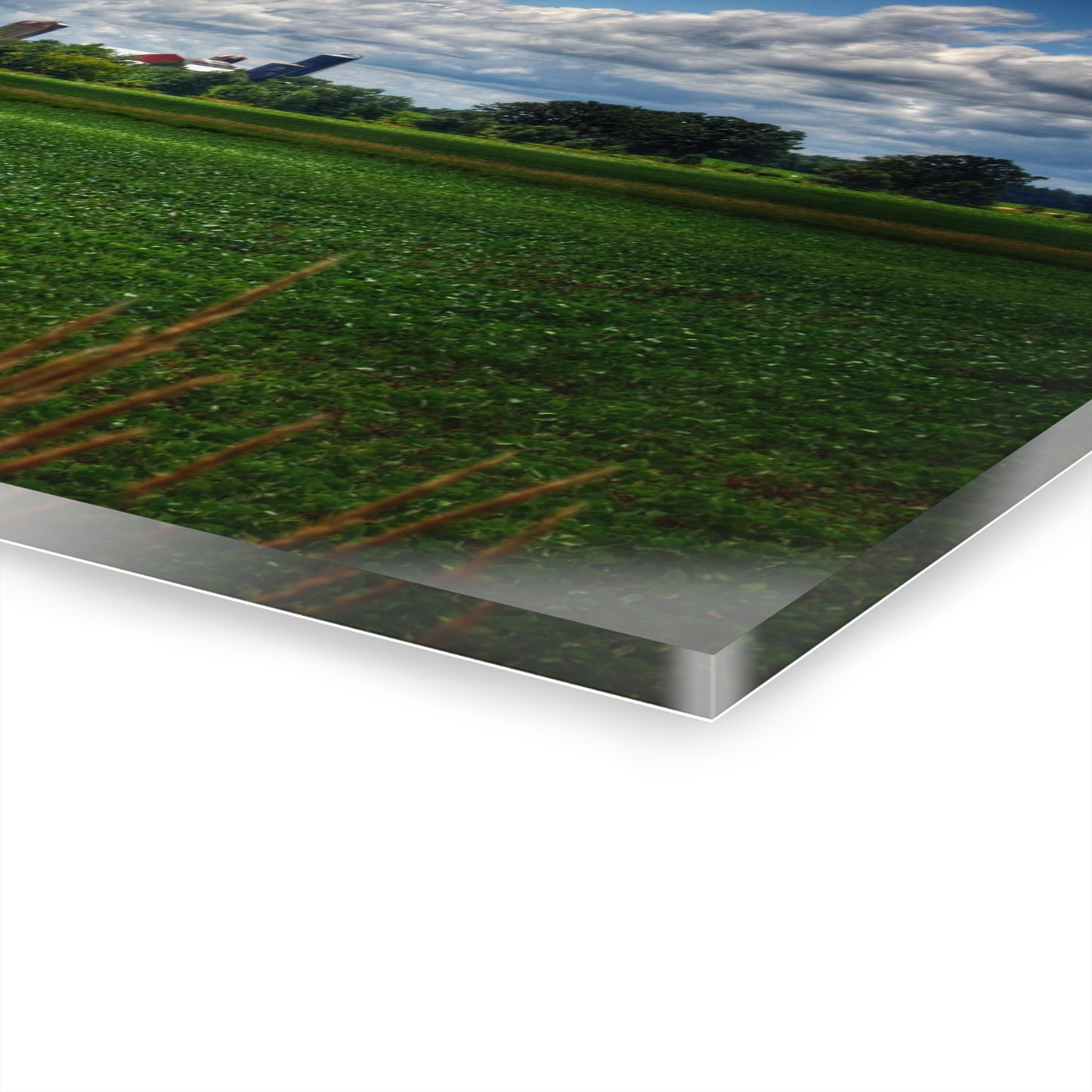 U R There Photography Farm from a Distance Rustic Farmhouse Acrylic Wall Print