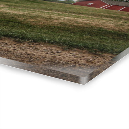 U R There Photography Five Lakes Red I Rustic Farmhouse Acrylic Wall Print