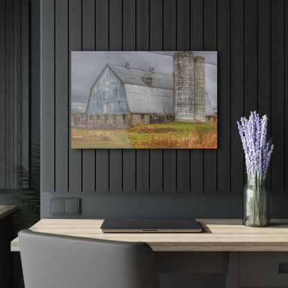 U R There Photography Daley Road Grey III Rustic Farmhouse Acrylic Wall Print
