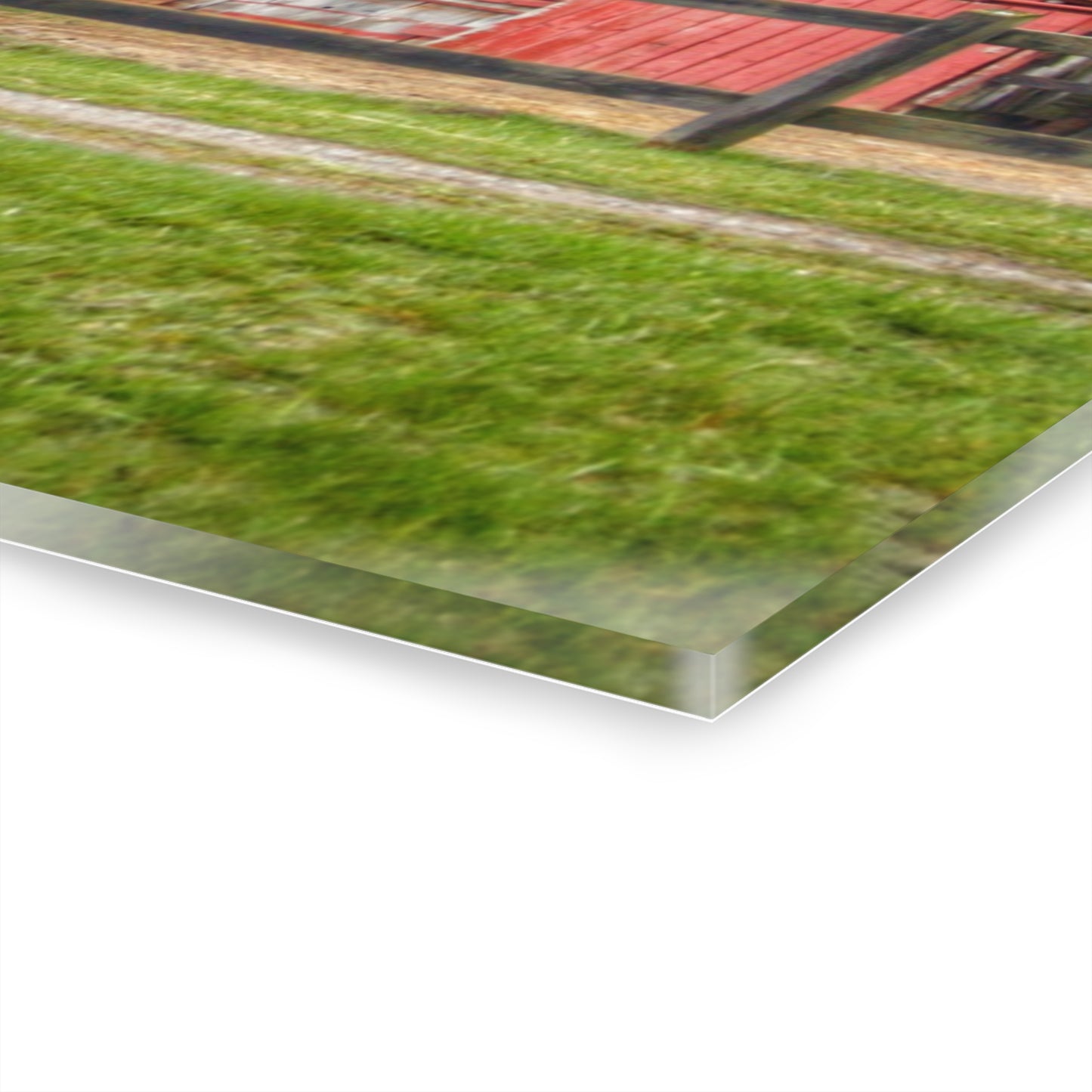 U R There Photography M-21 Roadside Stable II Rustic Farmhouse Acrylic Wall Print