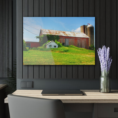 U R There Photography Marlette Red I Rustic Farmhouse Acrylic Wall Print