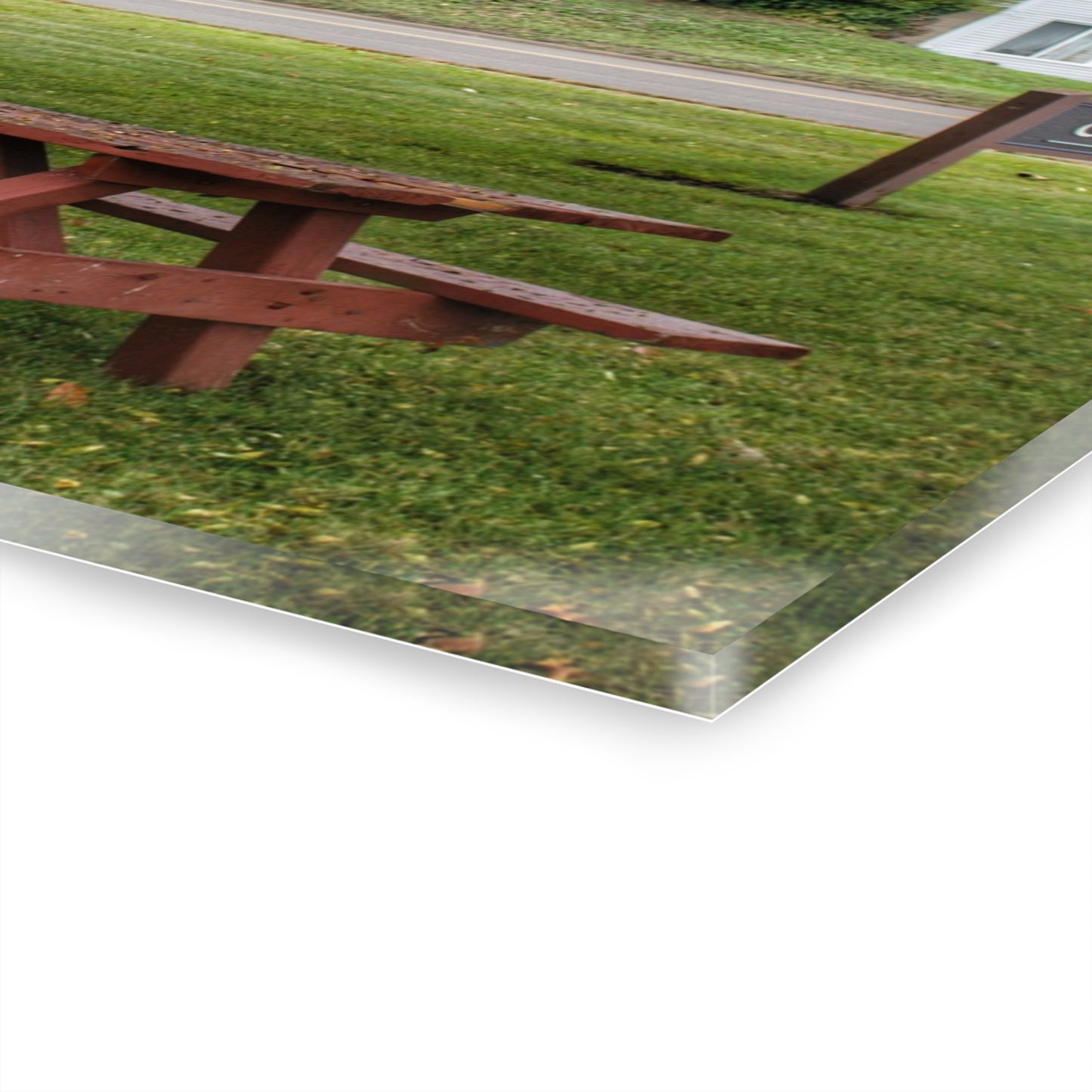 U R There Photography Picnic in the Park Rustic Farmhouse Acrylic Wall Print