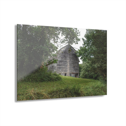U R There Photography Snell Grey Rustic Farmhouse Acrylic Wall Print