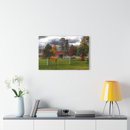 U R There Photography Farnsworth Road Red I Rustic Farmhouse Acrylic Wall Print