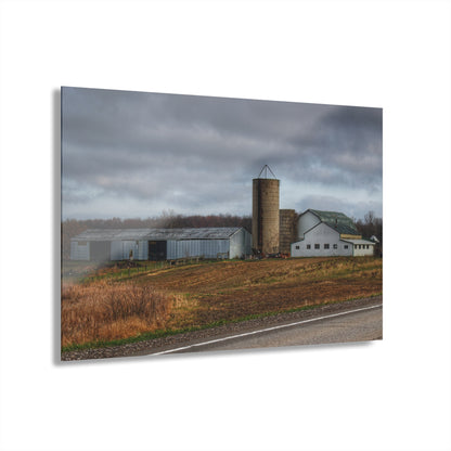 U R There Photography M-24 Whites Rustic Farmhouse Acrylic Wall Print