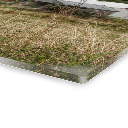 U R There Photography North Lake Road Red II Rustic Farmhouse Acrylic Wall Print