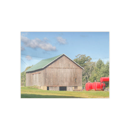 U R There Photography Kingston Road Grey Rustic Farmhouse Decorative Ceramic Tile