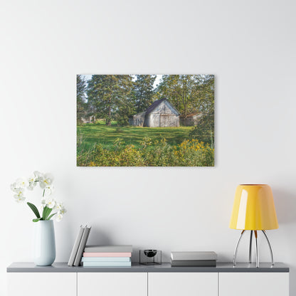 U R There Photography Bowers Road Little White Rustic Farmhouse Acrylic Wall Print