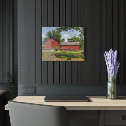 U R There Photography Hollow Corners Star Barn Rustic Farmhouse Acrylic Wall Print