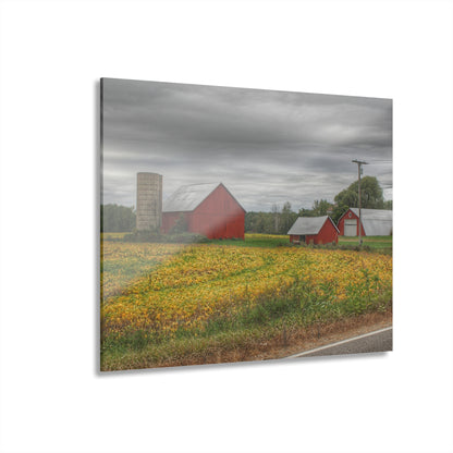 U R There Photography Kingston Road Trio III Rustic Farmhouse Acrylic Wall Print