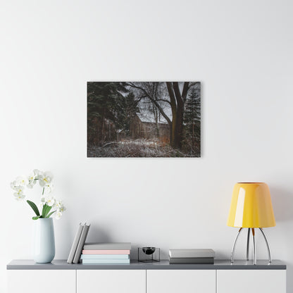 U R There Photography Willard Road Hidden Grey Rustic Farmhouse Acrylic Wall Print