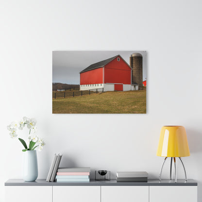 U R There Photography Brocker Road Red I Rustic Farmhouse Acrylic Wall Print
