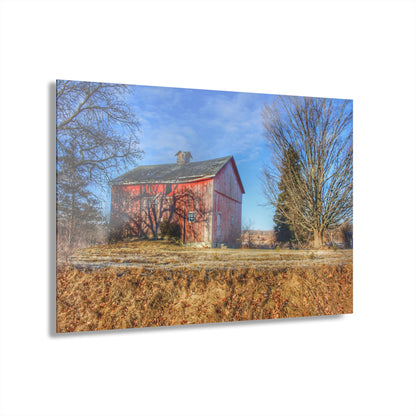 U R There Photography M-24 Barn at the Bend II Rustic Farmhouse Acrylic Wall Print
