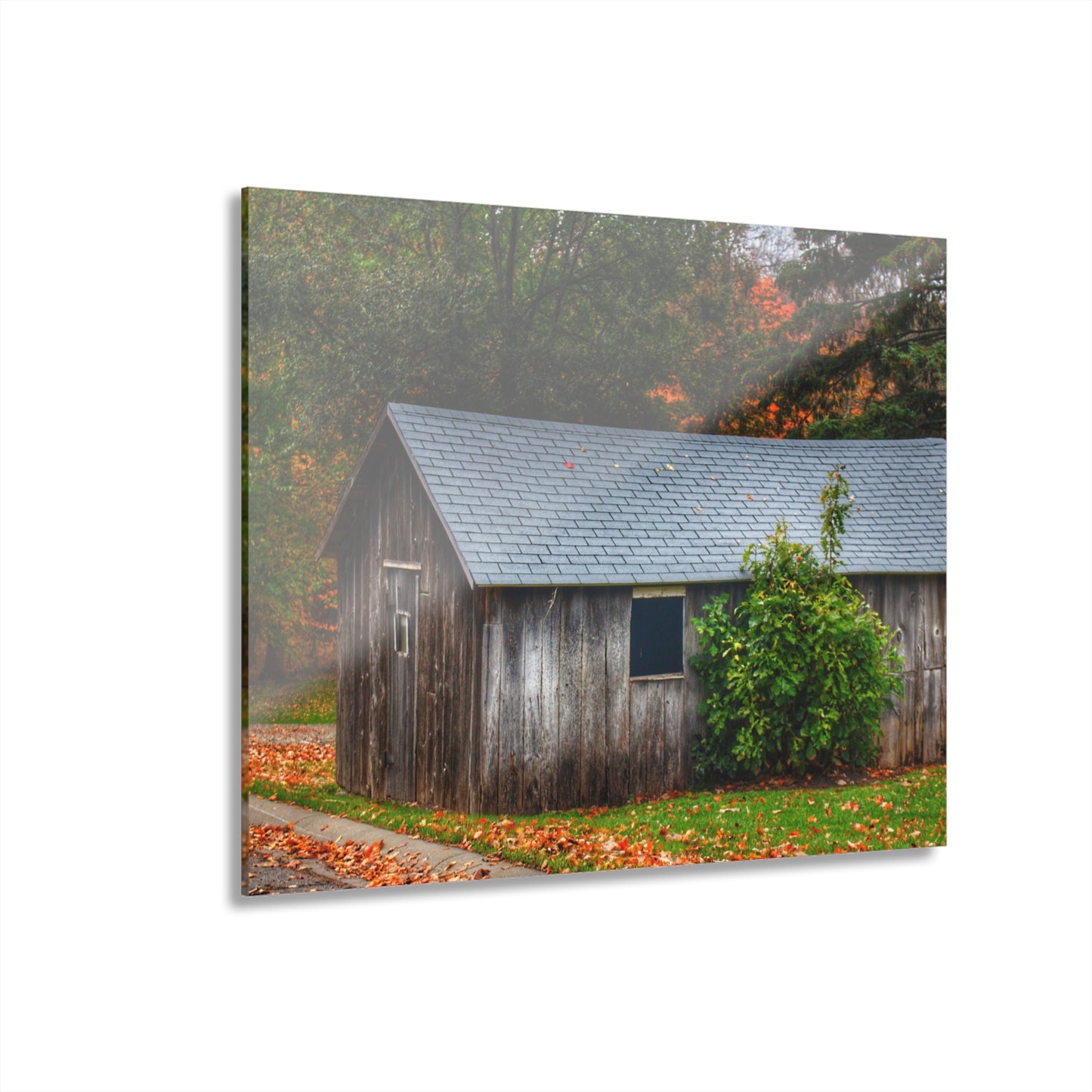 U R There Photography Grey Roadside Shack Rustic Farmhouse Acrylic Wall Print