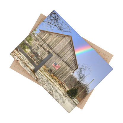 U R There Photography Barn Blessings on Sutton Road Rustic Farmhouse Decorative Ceramic Tile