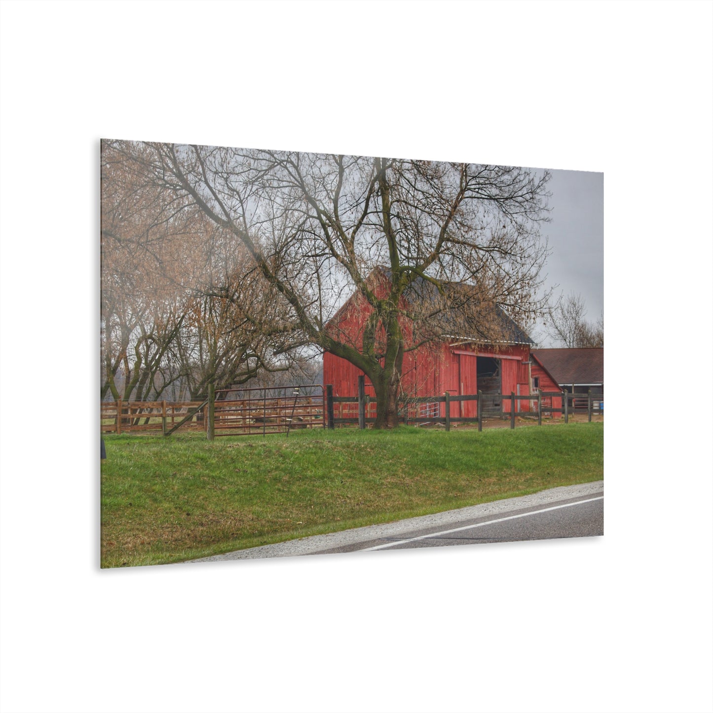 U R There Photography M-21 Roadside Stable I Rustic Farmhouse Acrylic Wall Print