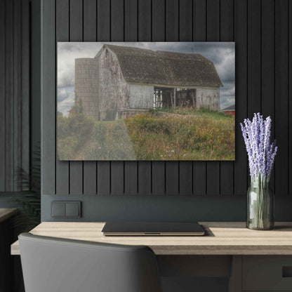 U R There Photography Castle Road White Rustic Farmhouse Acrylic Wall Print