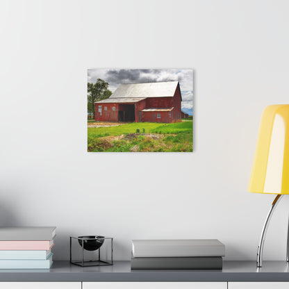 U R There Photography Rescue Road Reds Rustic Farmhouse Acrylic Wall Print