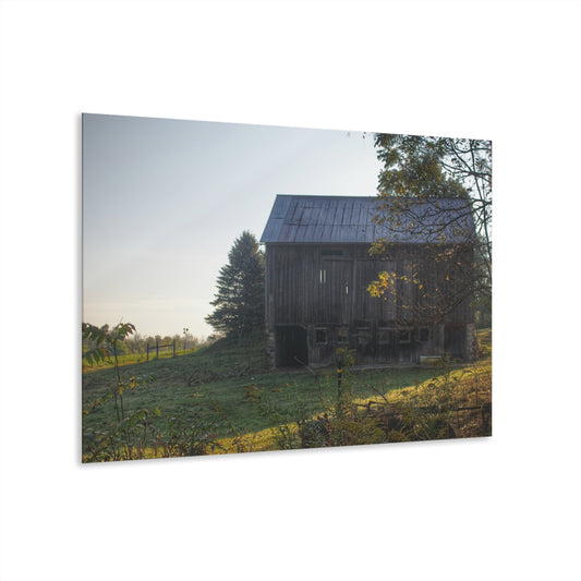 U R There Photography Summers Road Old Grey Rustic Farmhouse Acrylic Wall Print