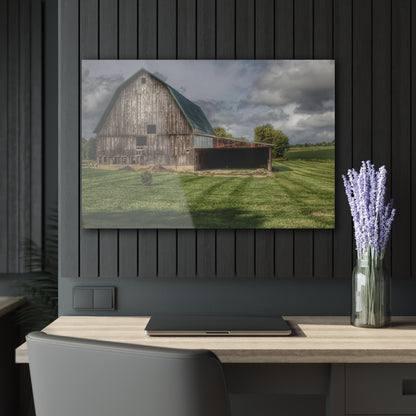U R There Photography Bishop Grey II Rustic Farmhouse Acrylic Wall Print