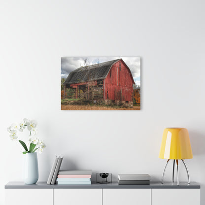 U R There Photography Laur Road Forgotten Red II Rustic Farmhouse Acrylic Wall Print