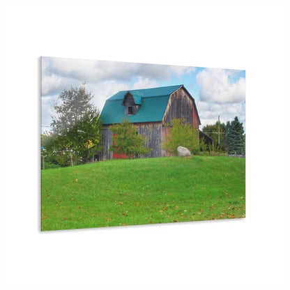 U R There Photography Frances Road Old Red II Rustic Farmhouse Acrylic Wall Print