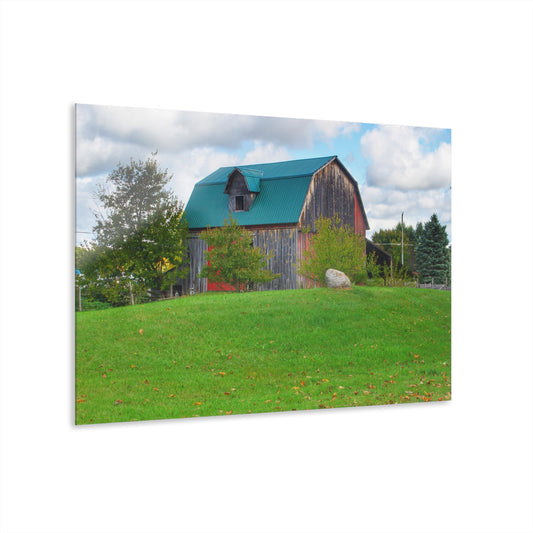 U R There Photography Frances Road Old Red II Rustic Farmhouse Acrylic Wall Print