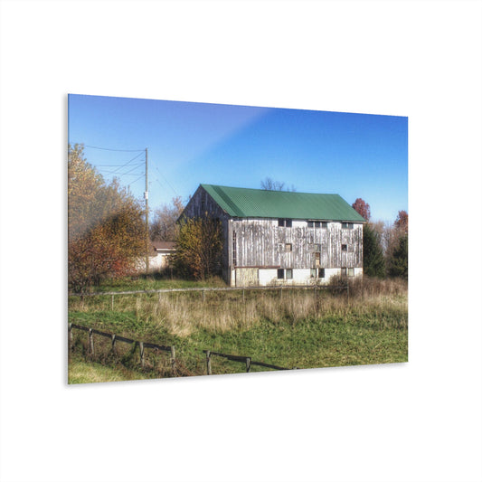 U R There Photography Hadley White Rustic Farmhouse Acrylic Wall Print