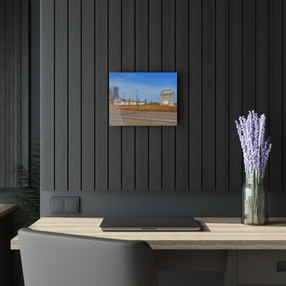 U R There Photography Sebewaing Road Whites Rustic Farmhouse Acrylic Wall Print