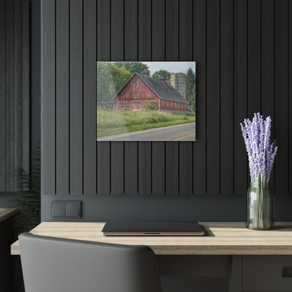 Barn Boutique Modern Farmhouse Acrylic Wall Print| Metamora Red I