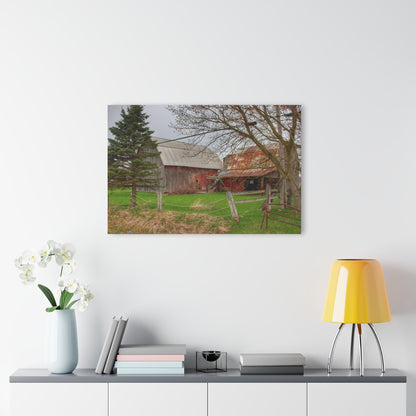 U R There Photography Dodge Road Forgotten Greys Rustic Farmhouse Acrylic Wall Print