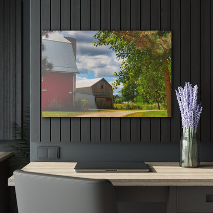 U R There Photography Hough Barn View Rustic Farmhouse Acrylic Wall Print